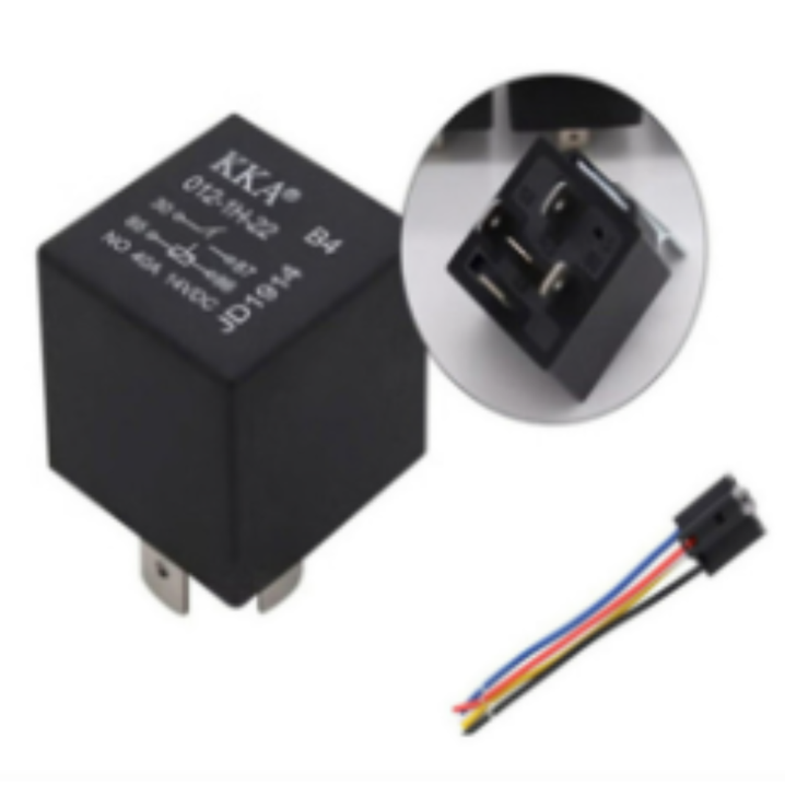 차량용 릴레이 24V 40A 4핀 케이블포함 자동차릴레이, 1개 5,000원