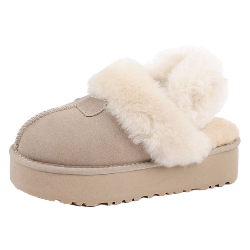 트리샤 여성용 타미나 천연 가죽 양모 따뜻한 통굽 슬리퍼 UG-K371 35,900원