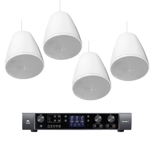BOSE FS2P 팬던트 30평형 매장 스피커4EA 인티앰프1EA 세트 SET 음향패키지 카페 업소용 (스피커색상: 블랙, 화이트 선택), 화이트 2,240,000원