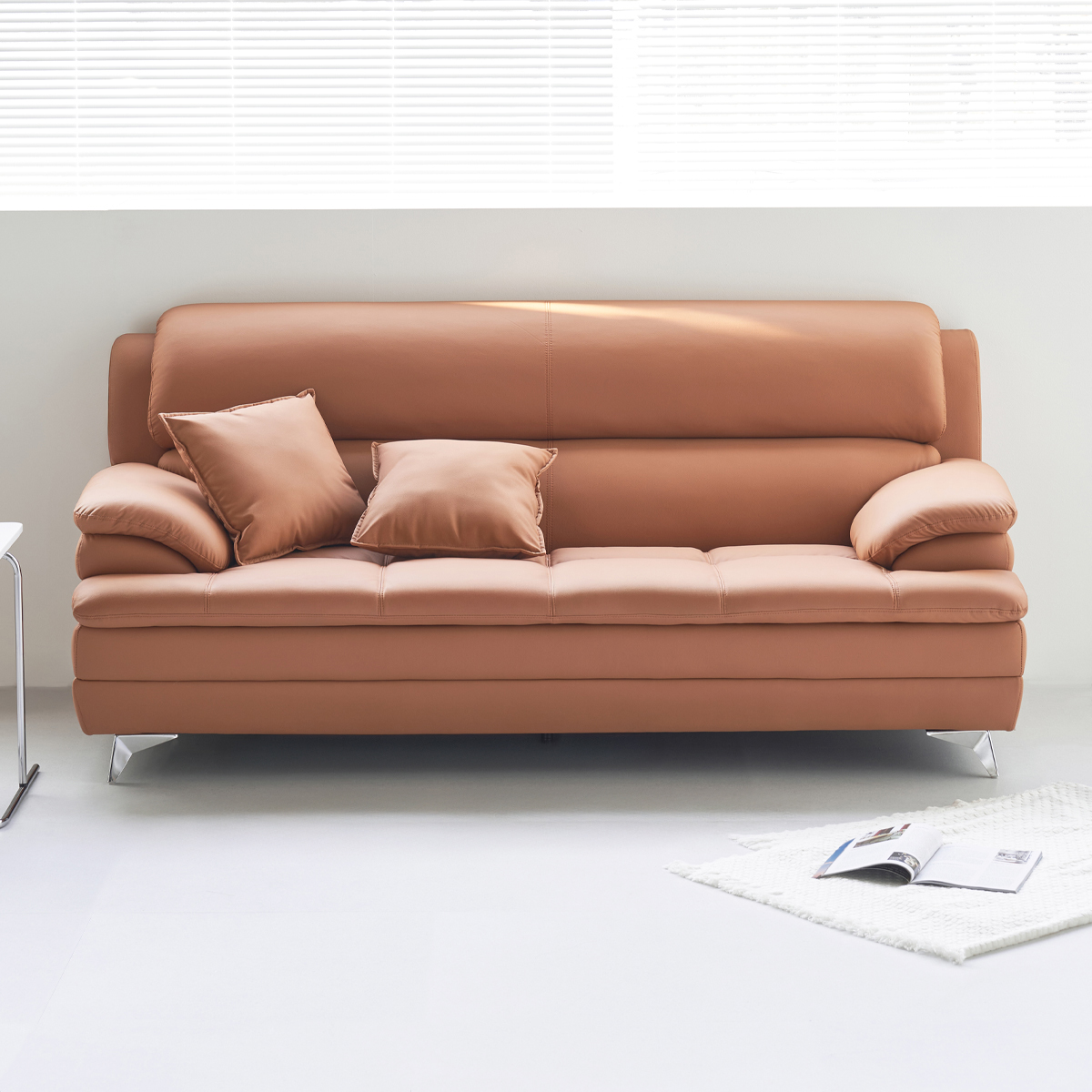 도모 아르티제 가죽 3인용 소파 + 쿠션 2p 세트 방문설치 309,000원