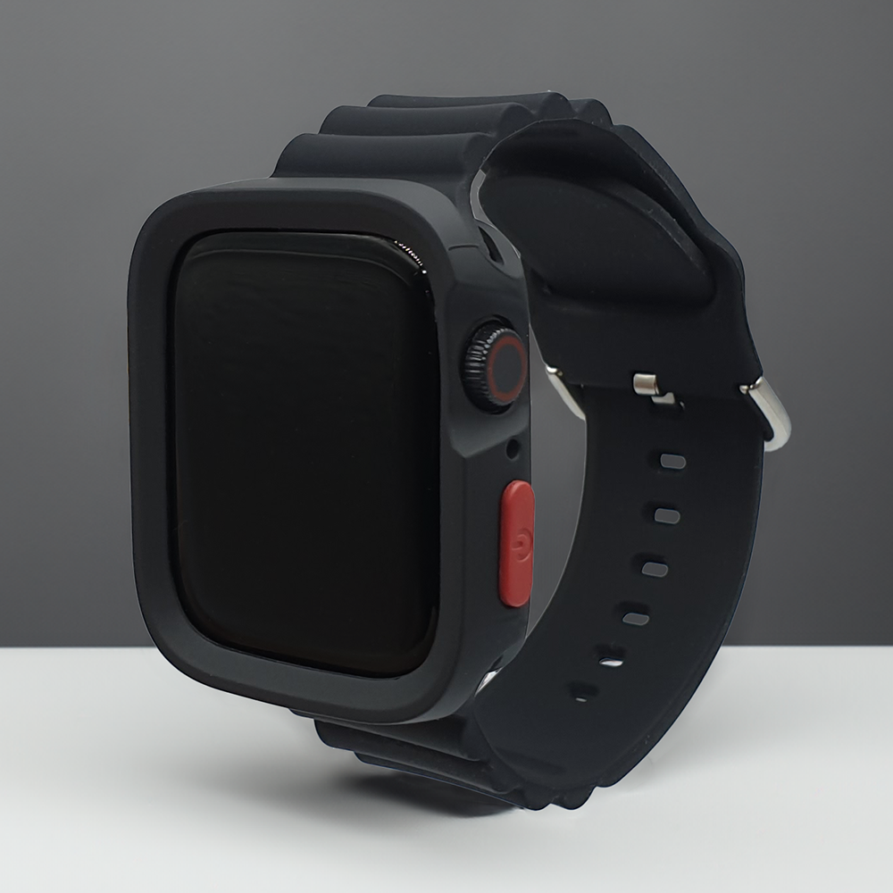 [스트랩+케이스세트] 올리스트 애플워치 실리콘 스트랩 케이스 세트 AW02 12,800원