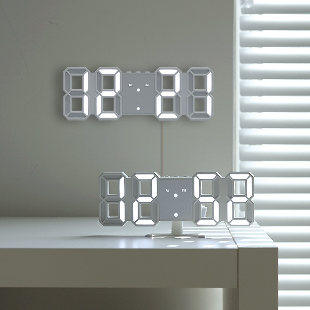 레벤데코 LED 포켓 미니 무소음 탁상시계, 현재가 9,500원