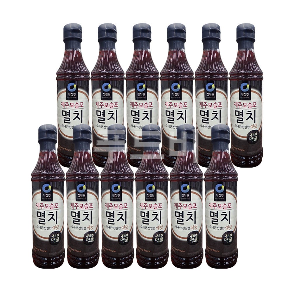대상 청정원 제주모슬포멸치액젓 750g X 12개 1박스 66,000원