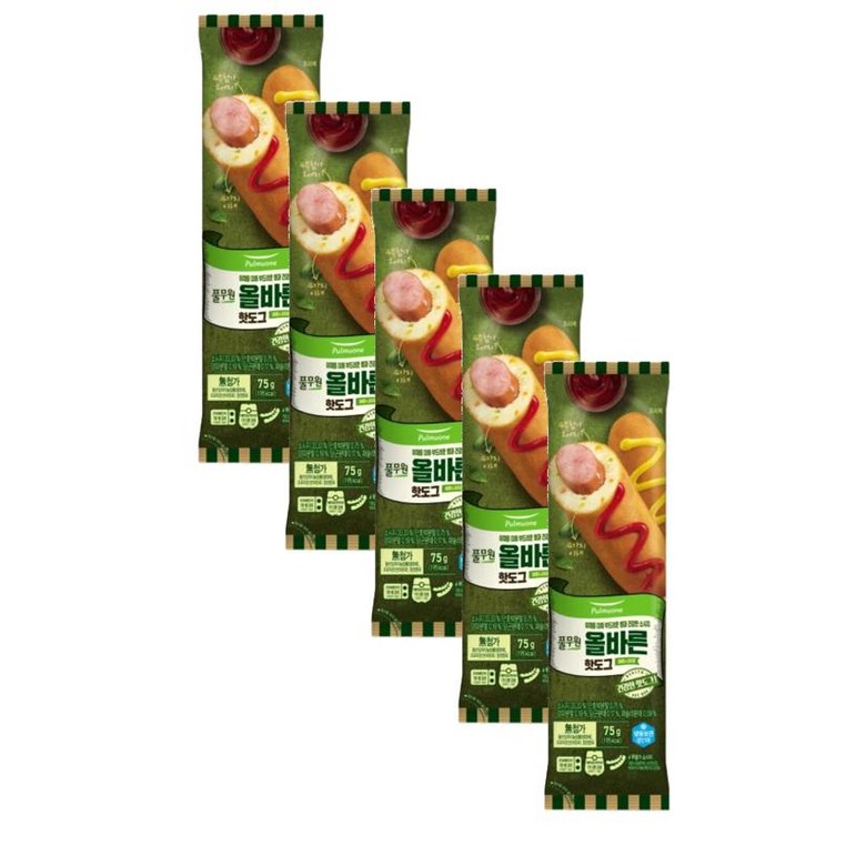 트레이더스 풀무원 올바른 야채가득 핫도그1050G(75G X 14개입) 아이스박스포장 무료배송 11,100원