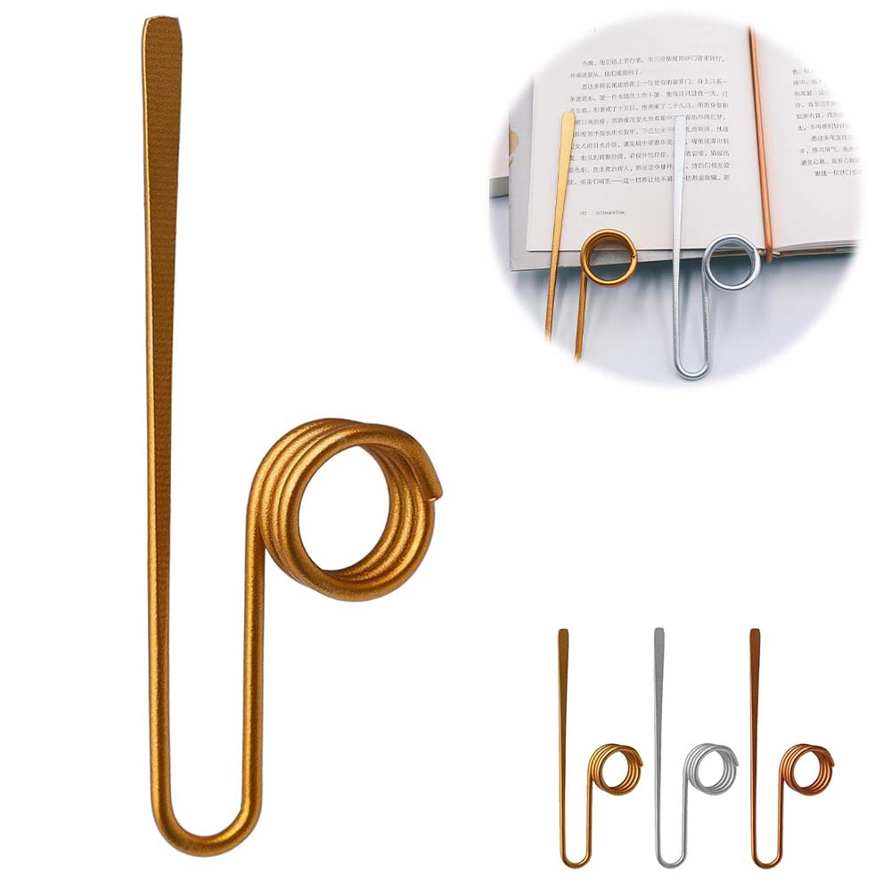 루베이 휴대용 메탈 책갈피 고정기 강력고정 손 피로 감소 읽기/학습/기록, 금색, 1개 8,900원