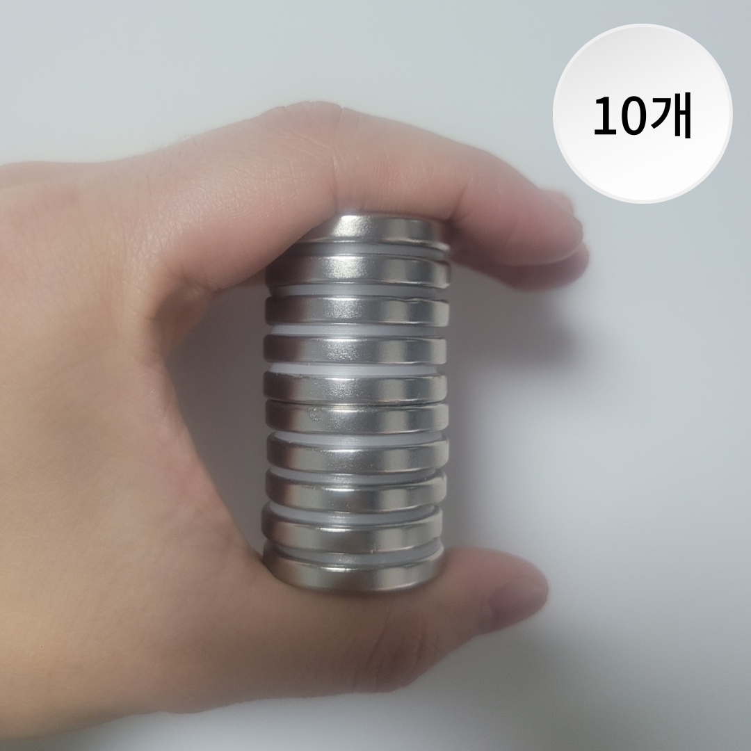 쇼픽스 30*5 초강력 네오디움 원형자석 30mm x 5mm 19,400원