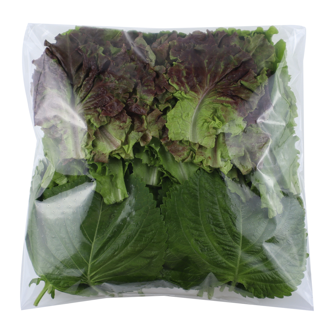 케이함 마이크로펀칭 쌈채소 봉투 김서림 방지 풀접착 방담 OPP, 대(L), 1000개입, 1개 46,000원