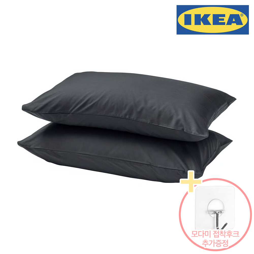 이케아 면100% 드발라 베개커버 2개입 + 모다미 후크 12,900원