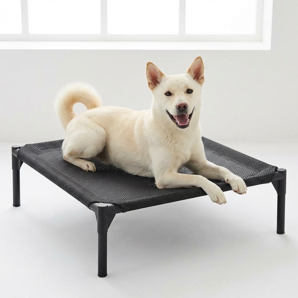 별하루하우스 강아지 고양이 쿨매트 캠핑 해먹 침대 대형견 시원한, 1개, 블랙 30,900원