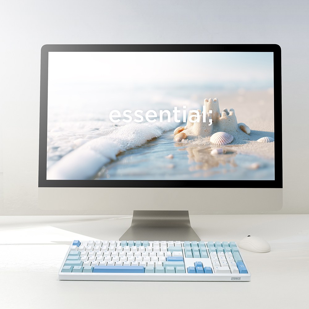 EPOMAKER 에포메이커 TH108 유무선 기계식 키보드 3모드 핫스왑 풀배열 정식수입 AS가능 한영각인 화이트 블루 지브라축 114,000원