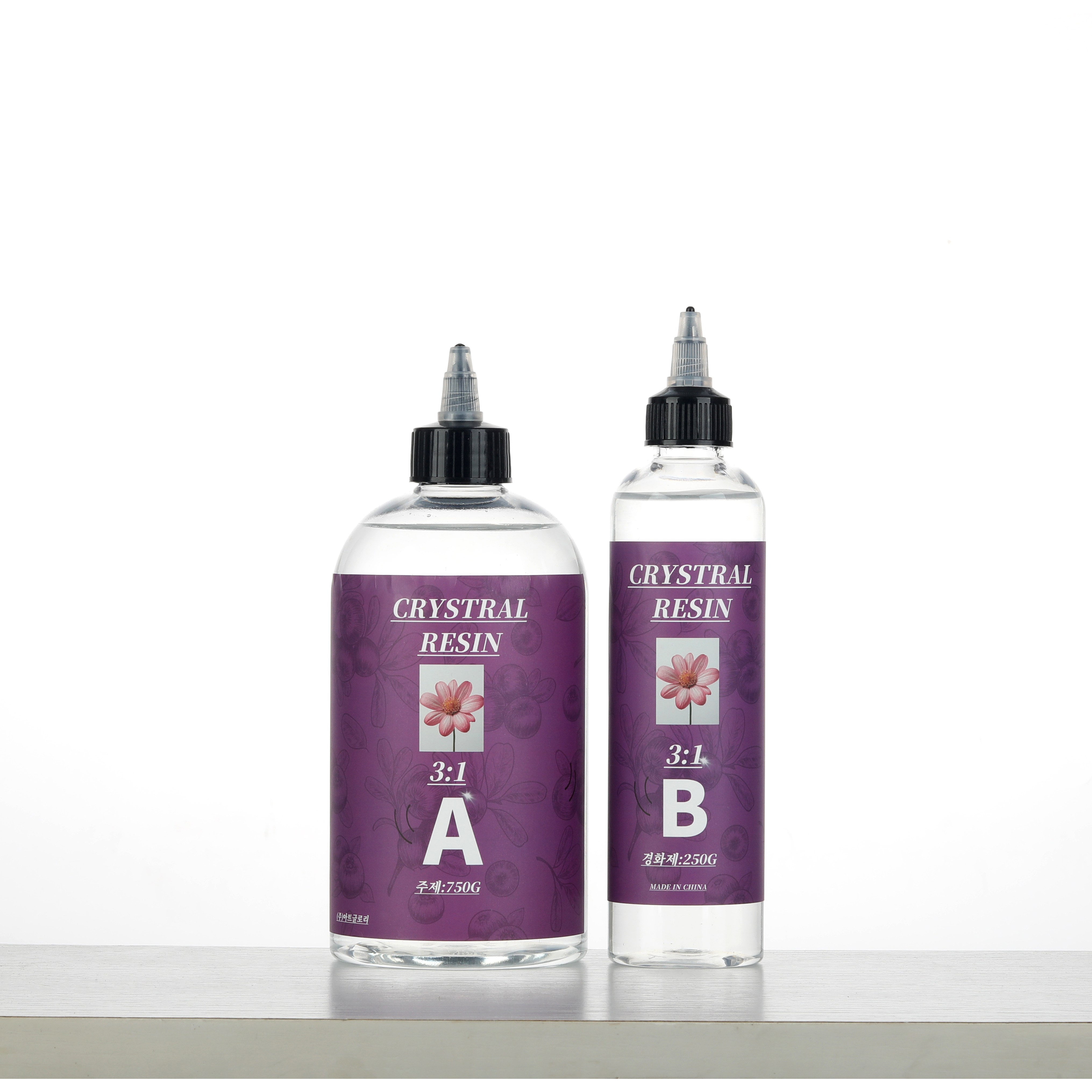크리스탈레진 1kg 셋트 속건용 8시간경화 에폭시레진 레진공예 레진아트재료 3:1 19,800원