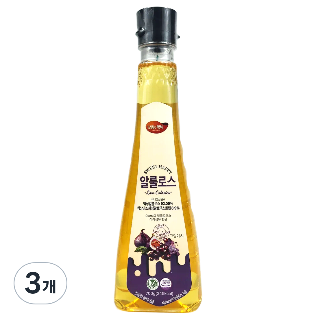 국내제조 원료를 이용한 스위트해피 알룰로스 [HACCP, 비건 인증 / 난소화성말토덱스트린 함유] 19,650원