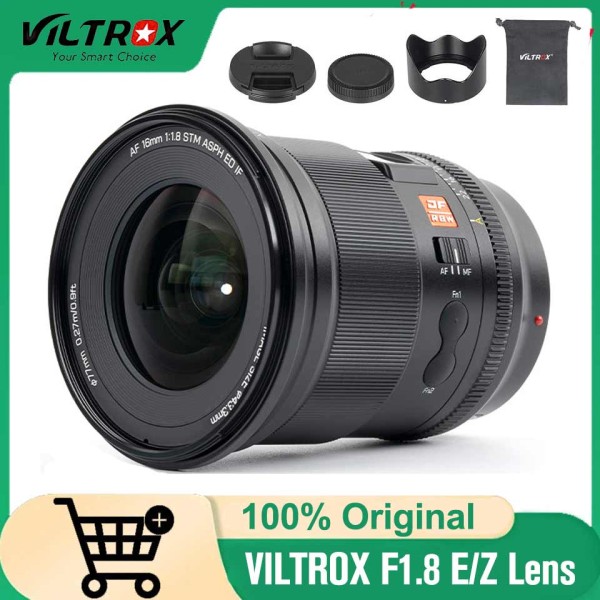 VILTROX 16mm 24mm 50mm 85mm F1.8 풀 프레임 자동 초점 대형 조리개 초광각 Sony E Nikon Z 마운트 카메라 550,900원