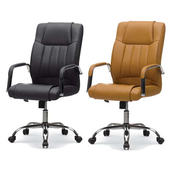 에스엔케이퍼니처 가죽의자 학생의자 시무용 중역의자 회의실의자 튼튼한 이동 바퀴달린의자, 블랙 109,000원