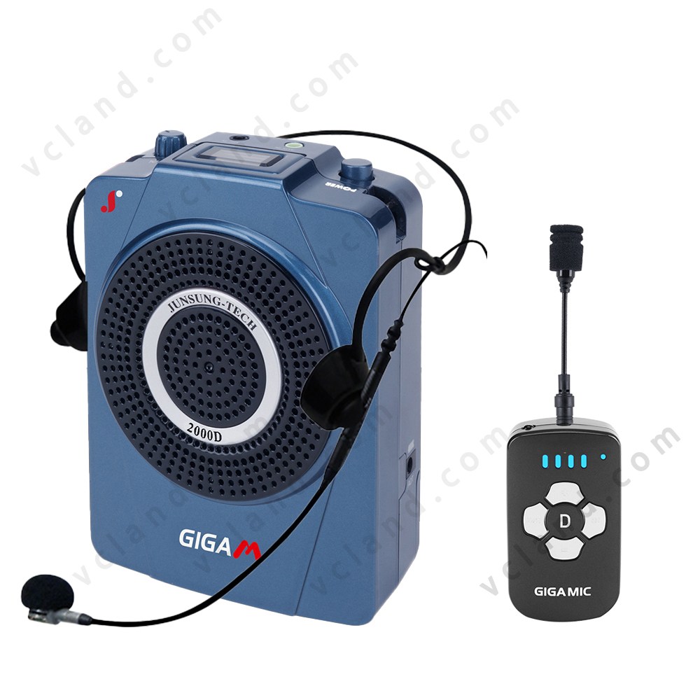 준성테크 기가엠 2000D 40W 강의용 무선마이크 앰프 기가폰 수업용마이크, 기가엠 2000D 264,000원