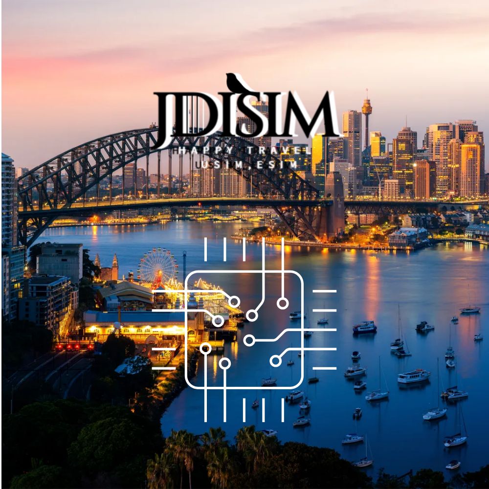 JDIsim 호주 이심 Optus , Lyca/1, 2, 3 GB 무제한 데이터 eSIM QR자동발송 5,230원