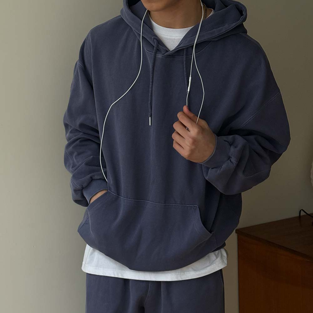 M-5XL BA 7color 피그먼트 후드티 남자빅사이즈 후디 오버핏 남녀공용 커플룩 52,900원