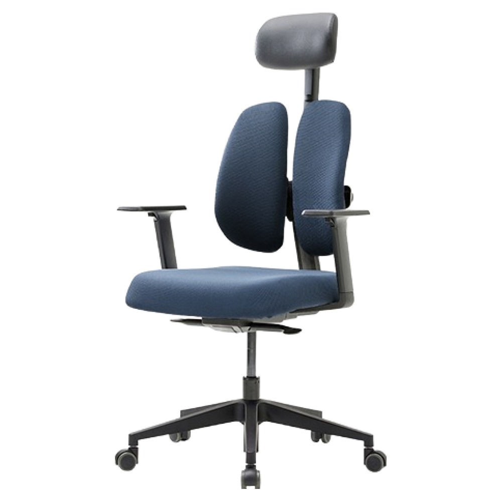 듀오백 골드 사무용 학생용 공부의자 D2500G-AS, 딥블루 259,000원