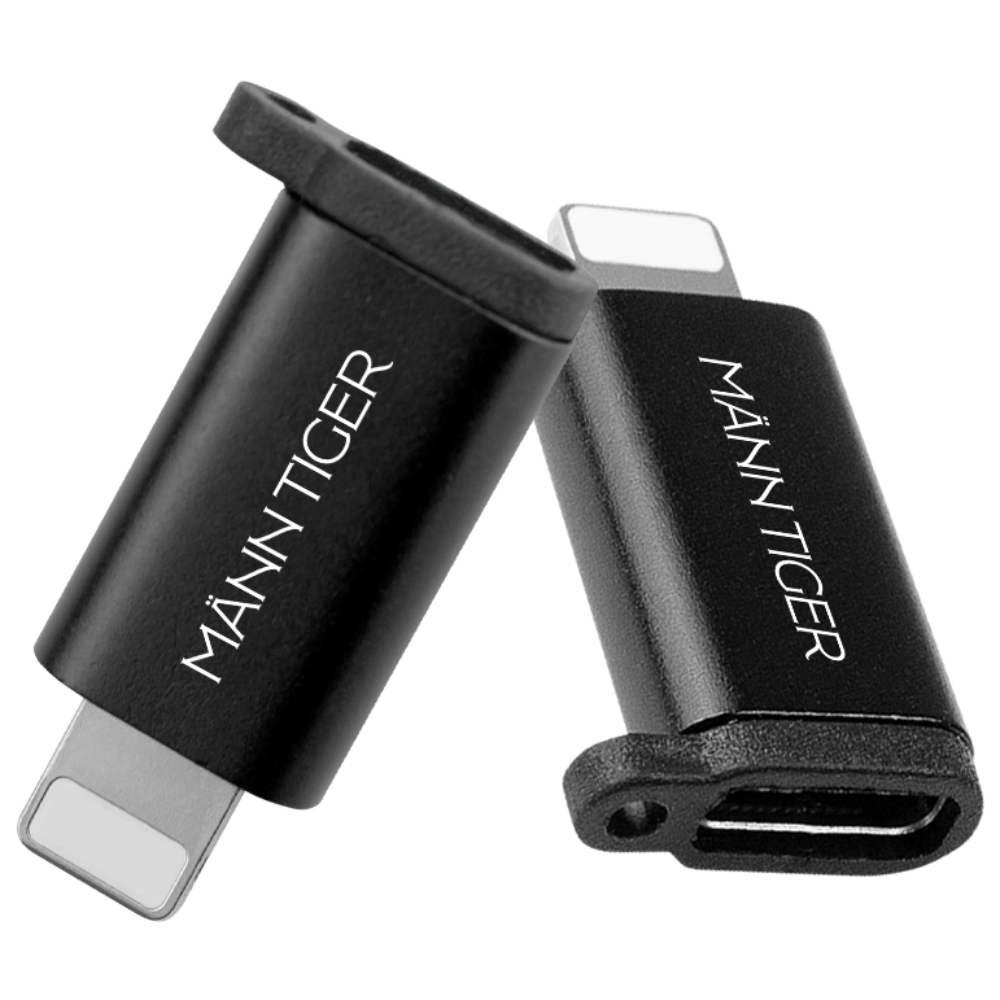 만타이거 C타입 to 라이트닝 8핀 고속충전 변환 젠더, 2개, 블랙, 21mm 13,900원