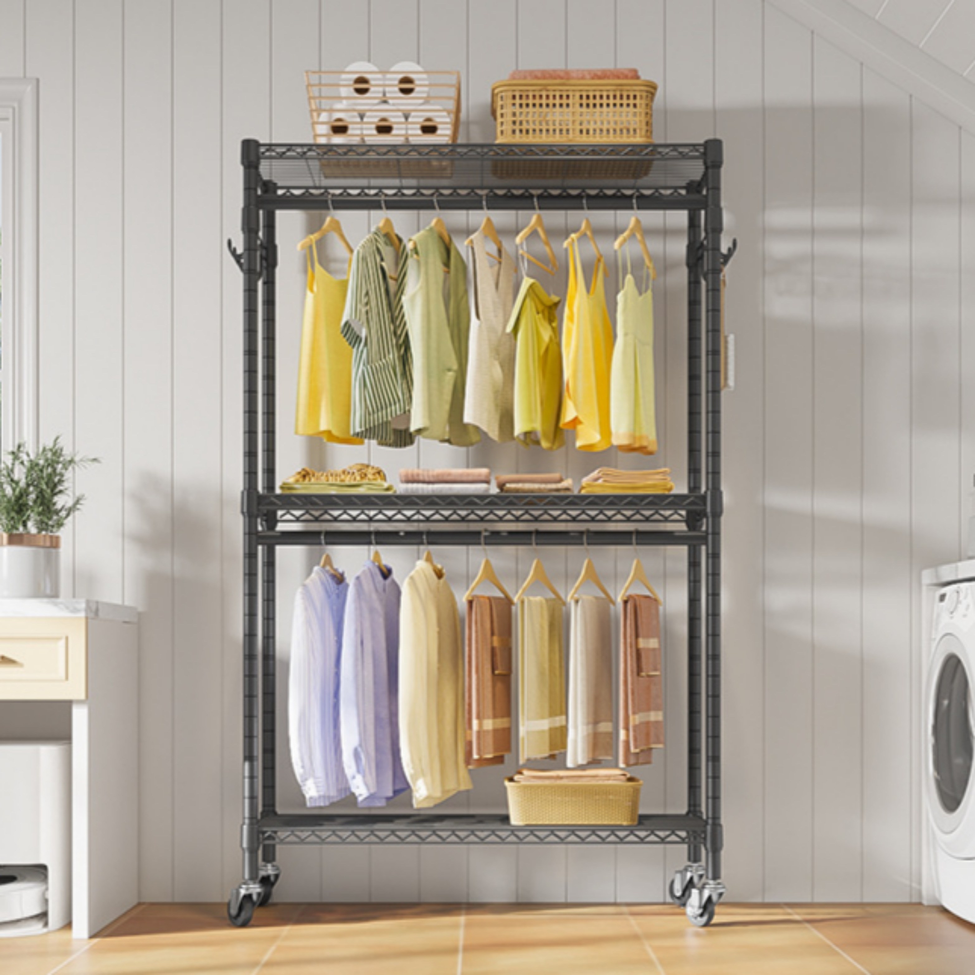 라온프리 메탈 드레스룸 시스템 행거 45,800원