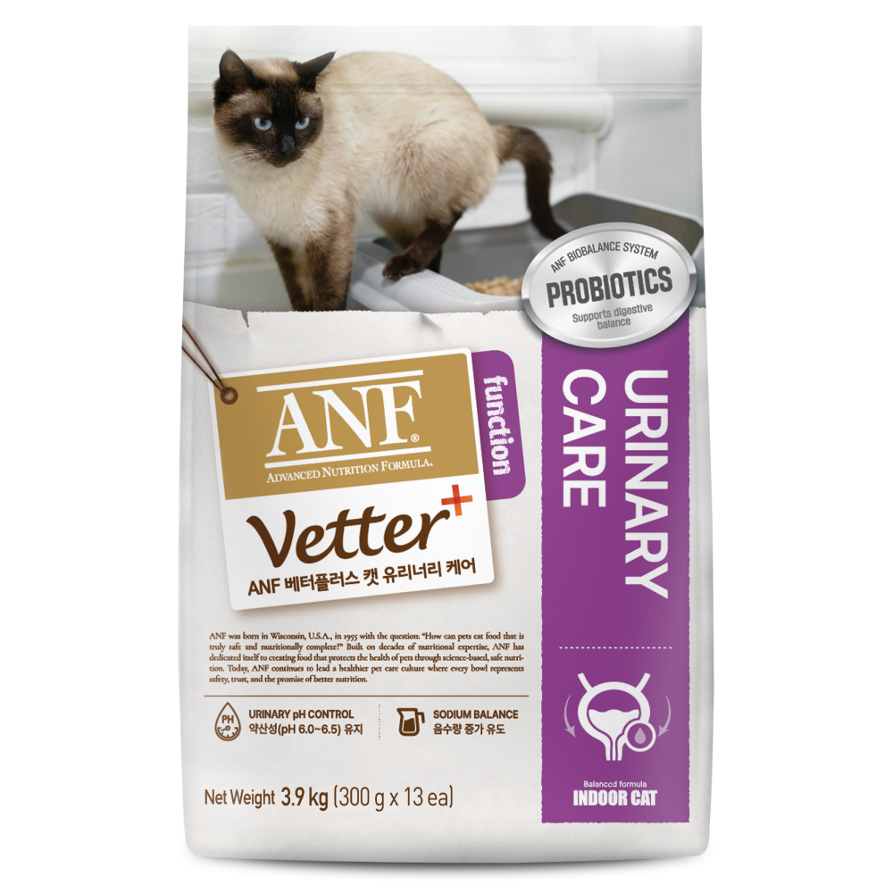 ANF 베터플러스 캣 기능성 사료, 유리너리+장건강, 3.9kg, 1개 51,000원