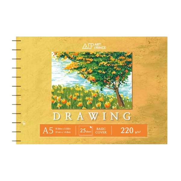 두성 아트프린스 드로잉 스프링 스케치북 220g D06, A5, 25매, 1개 4,550원