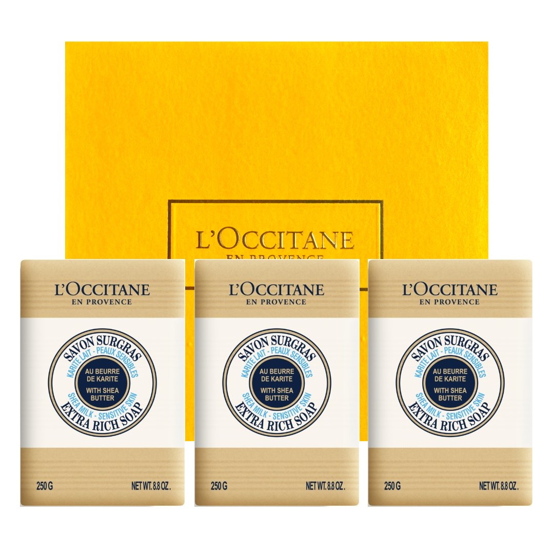 록시땅 시어 버터 솝 밀크 선물세트, 3개입, 250g 63,000원