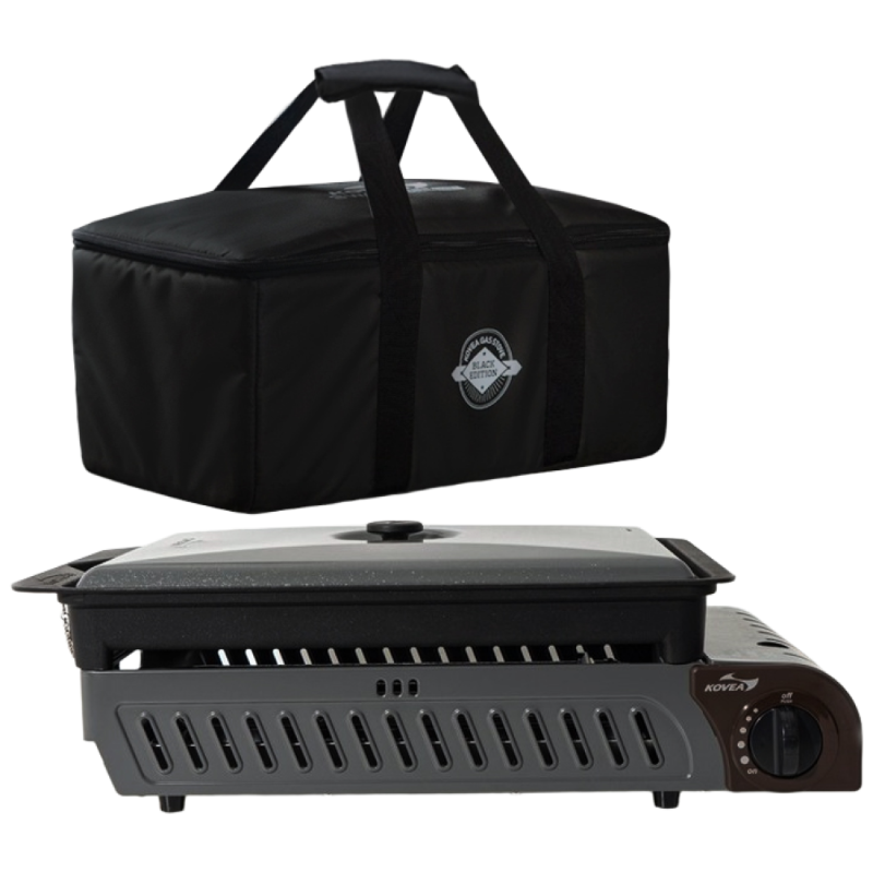 코베아 구이바다 블랙에디션 L 4-5인용 캠핑 / 프리미엄 다이아몬드 코팅 / KGG-1304CDC 캠핑 버너 그릴 부루스타 가스 버너 전골팬, 1개, 혼합색상 209,230원