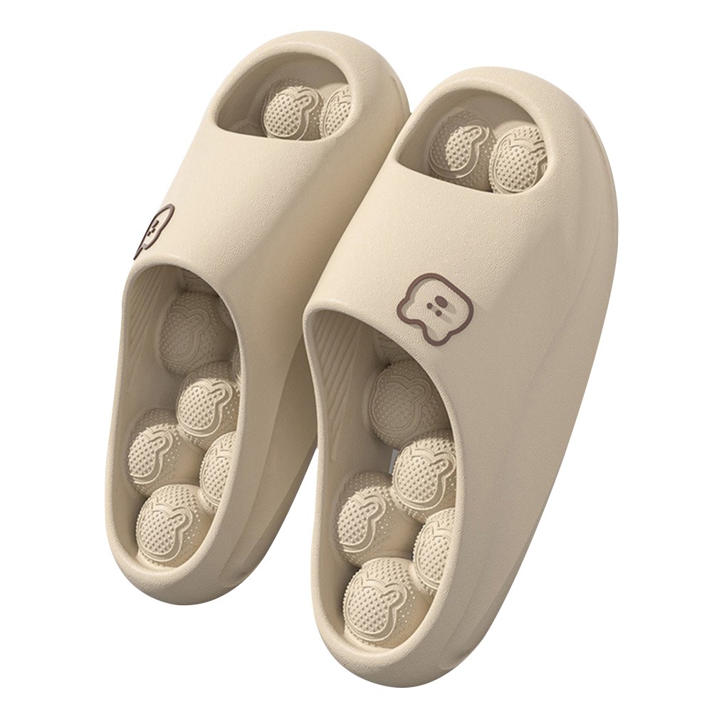 리틀보트 미끄럼방지 푹신 욕실 슬리퍼 실내화, 베이지, 1개 9,800원