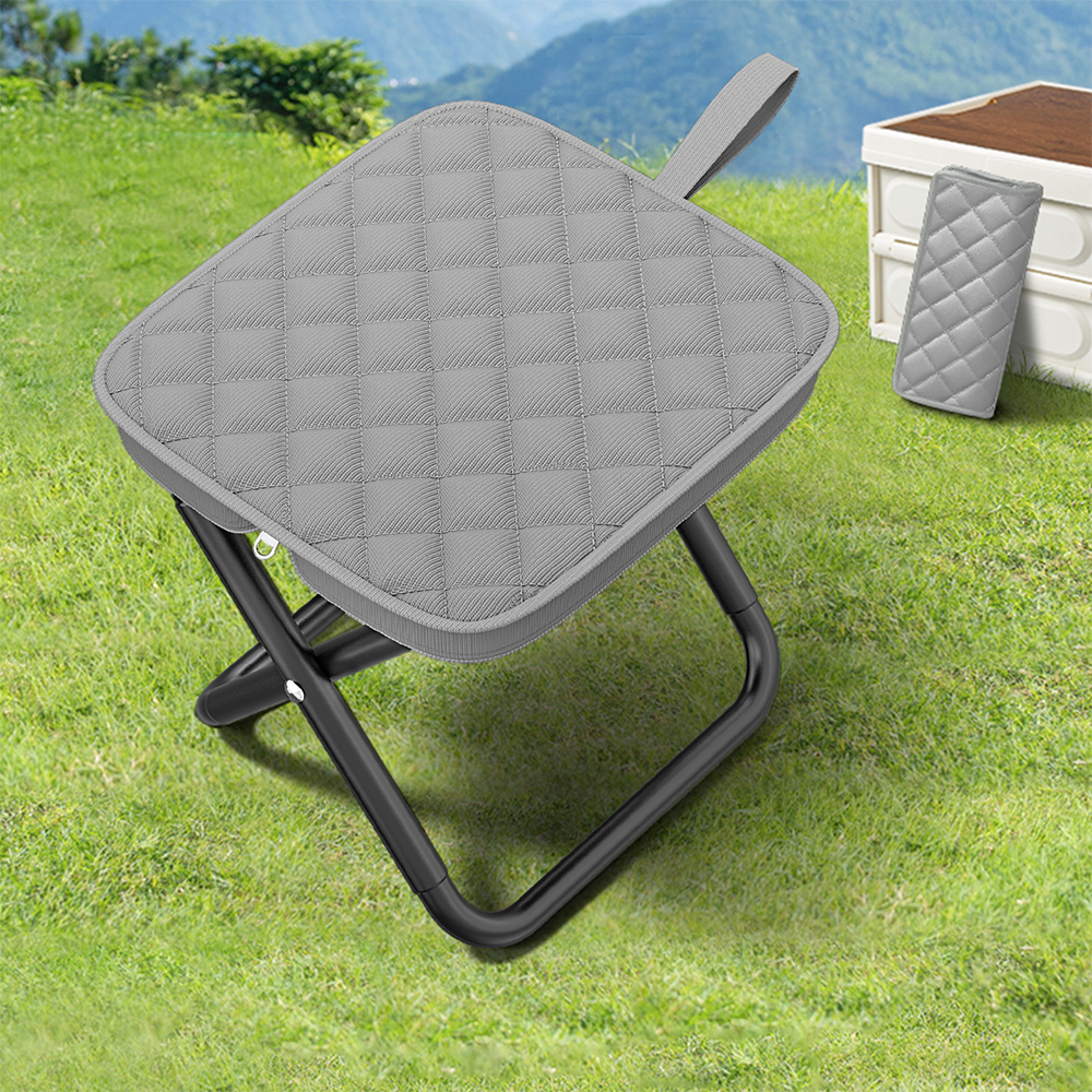 솔바람집 작은 접이식 미니 의자 낚시의자 휴대용 간이 의자, 1개, 그레이 14,990원