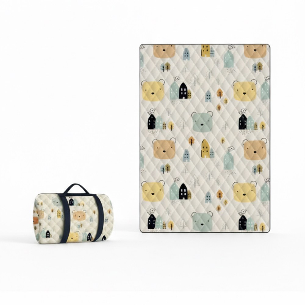 에제르 피크닉 매트 방수 돗자리 접이식 휴대용 캠핑 야외 돗자리, 곰돌이 21,900원