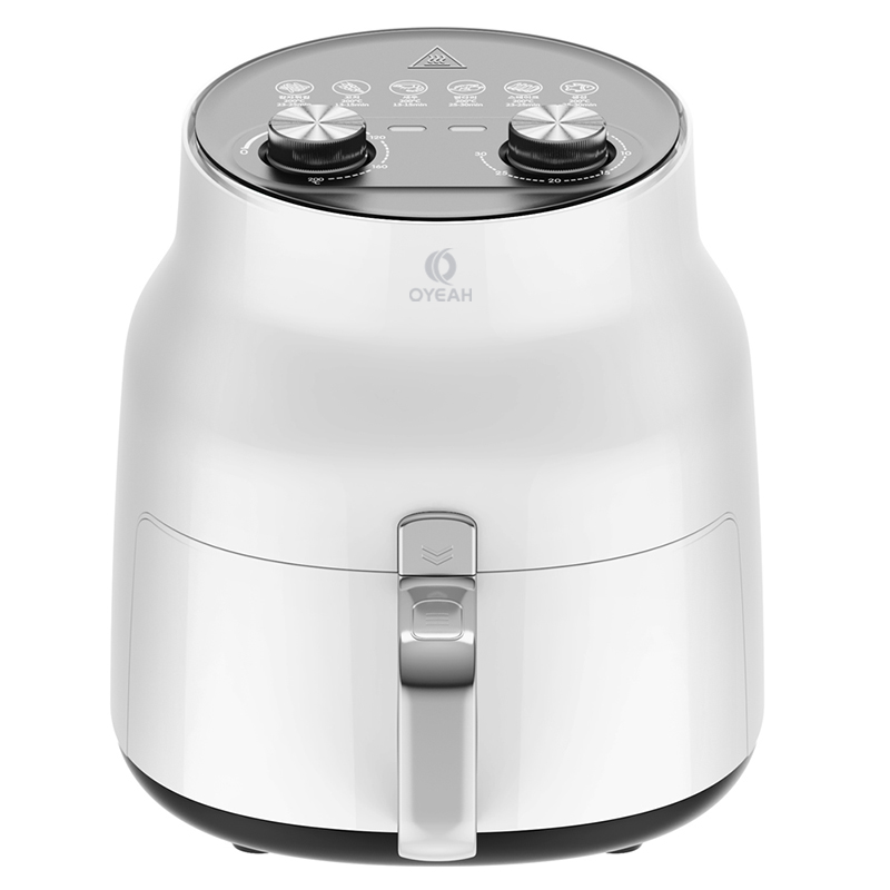 OYEAH 저소음 에어프라이어 4.5L 가정용 AF- 4501 즉시발열 간편세척, 흰색 37,800원