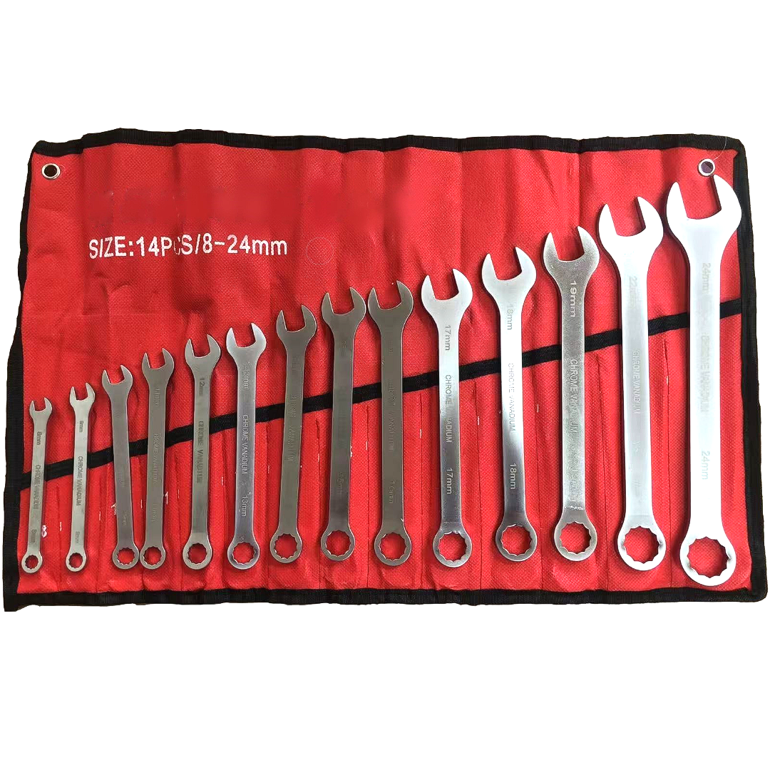 그레이나 전문가용 양구 스패너 렌치세트 14PCS,8~24mm 크롬바나듐 정비용 콤비네이션 렌치세트 19,000원