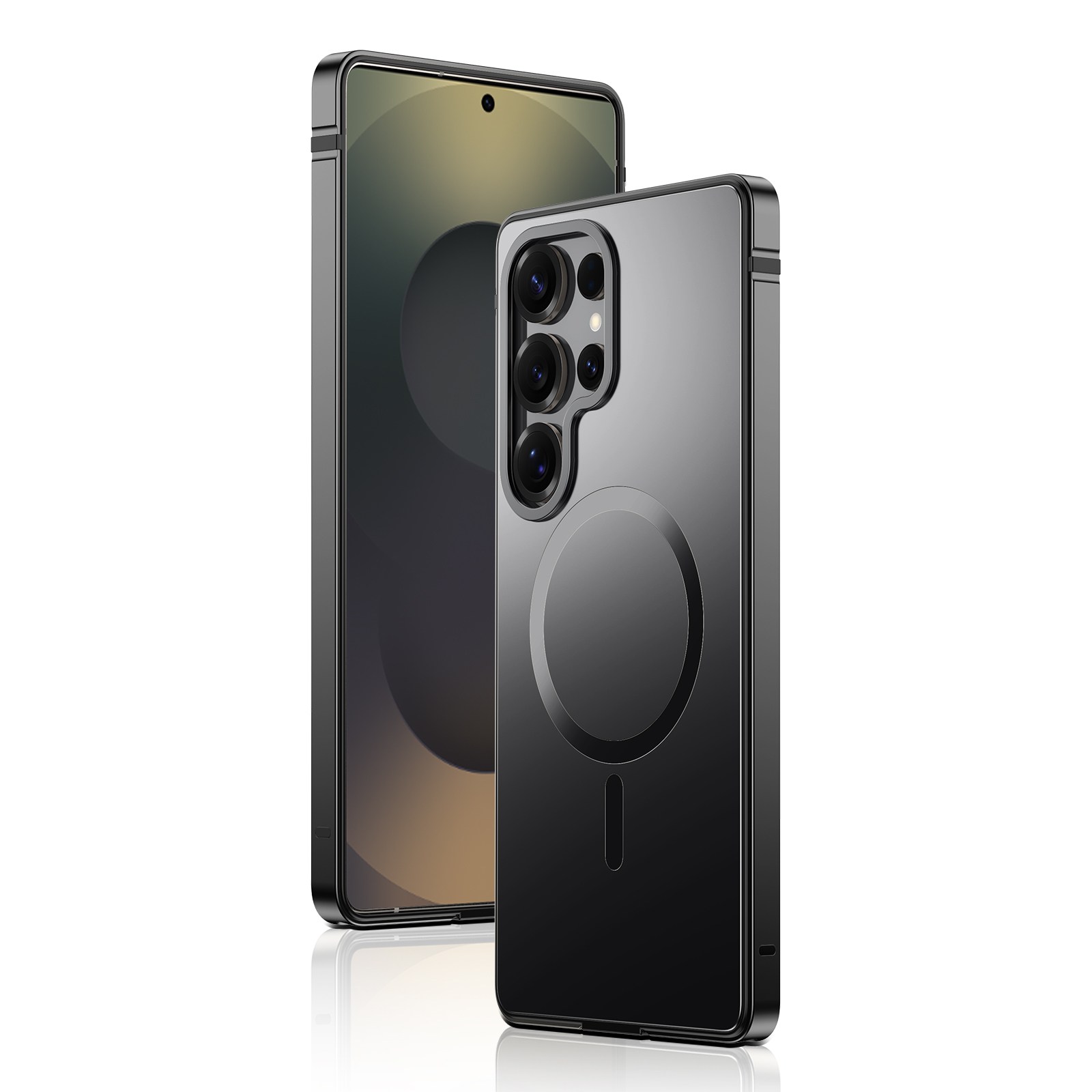 비즈니스용 삼성 호화롭다 금속 방충격 테두리 맥세이프 마그네틱 초박형 휴대폰 케이스, 현재가 39,000원