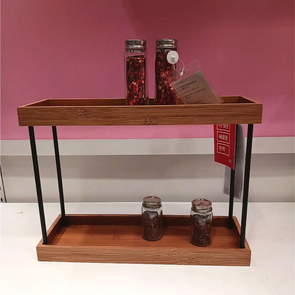 이케아 놀블레카 주방 조리대 화장품 문구 정리 수납용품, 1개, 대나무 28,950원