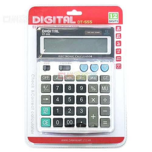 12자리 사무실 매장 식당 가게 영업 카운터 계산기 DT-555 28,880원