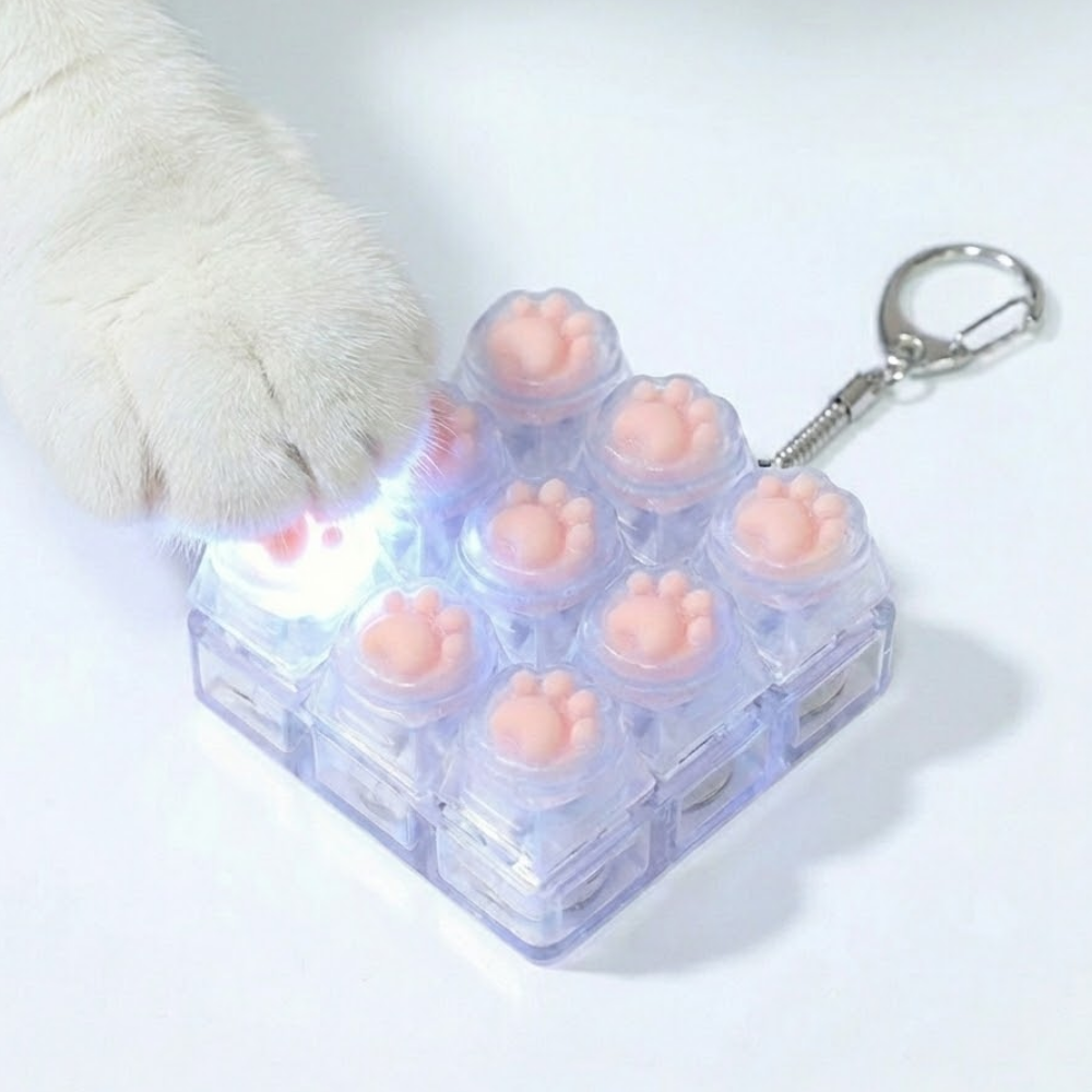 팍클리 고양이 LED 키보드 키캡 키링 9구 19,900원
