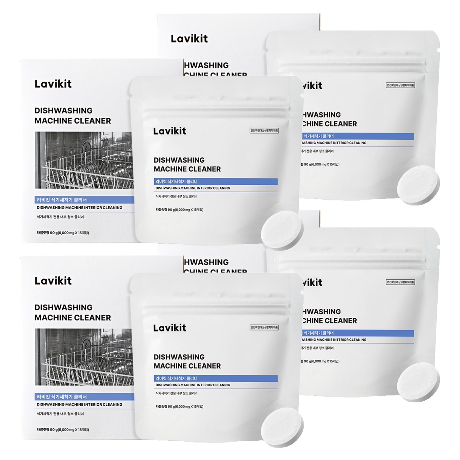 라비킷 식기세척기 클리너, 90g, 4개 83,600원