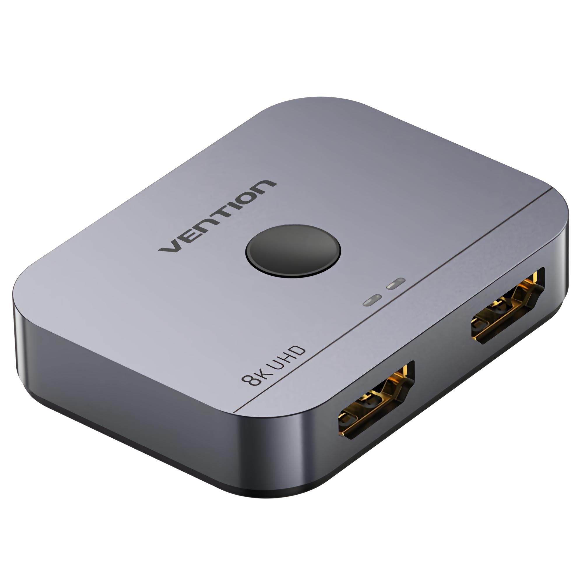 벤션 울트라 8K HDMI 2.1 양방향 선택 분배기, 그레이, 1개 25,600원