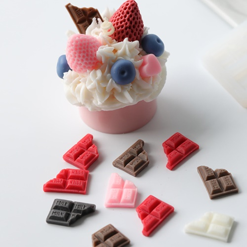 캔들바다 수제몰드 - 초코데코4구 3,500원