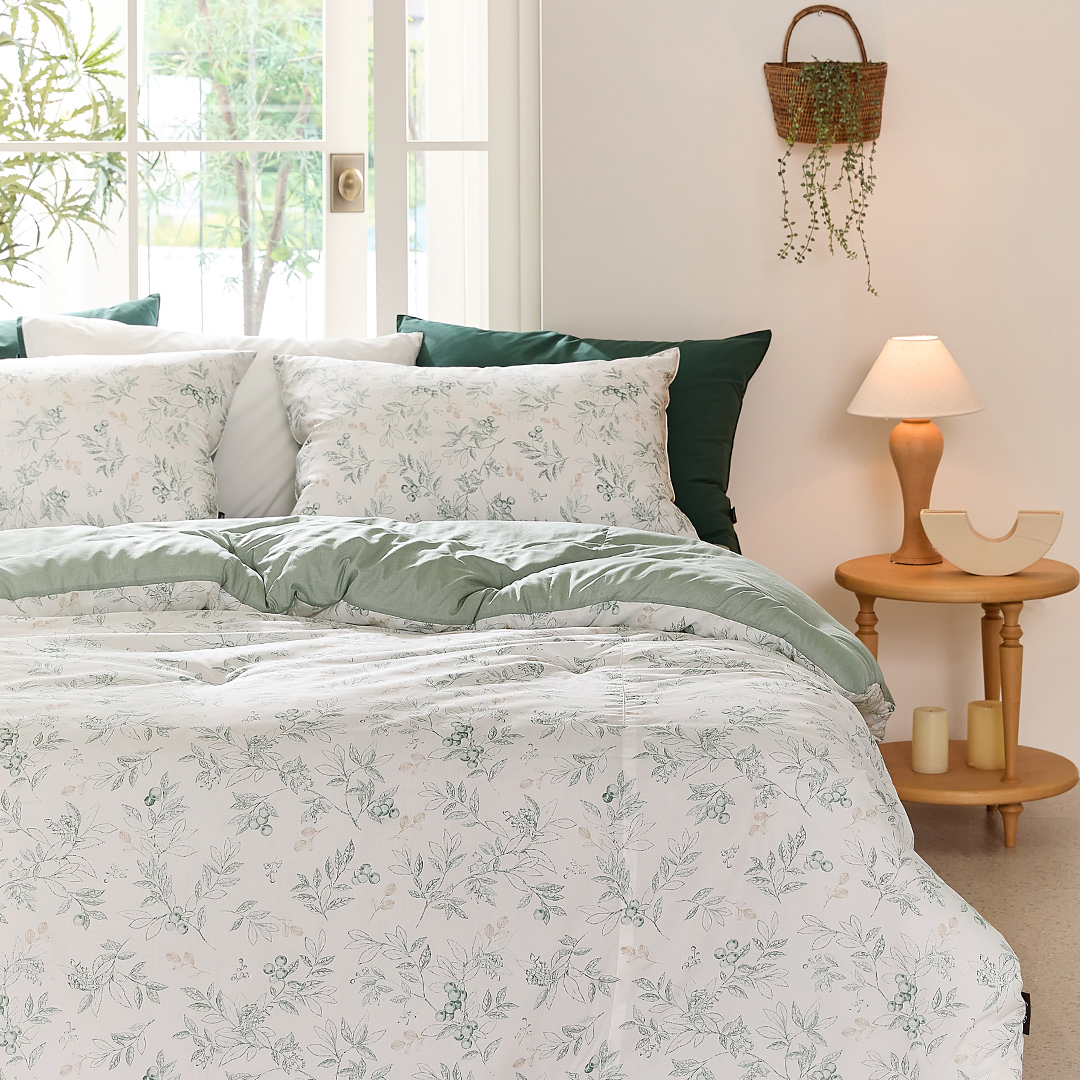 파르페by알레르망 국내 제조 60수 면모달 차렵 침구 세트 193,700원