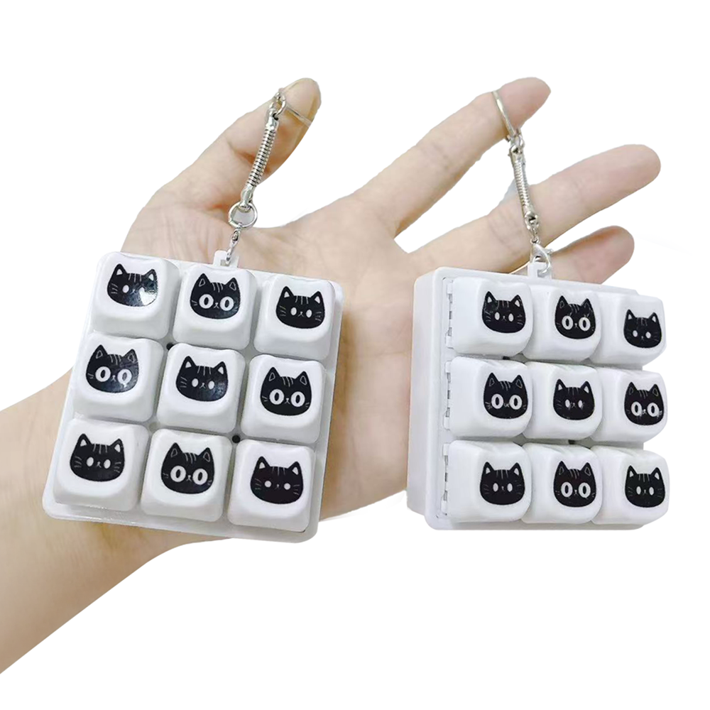 해피아이 고양이 키캡 키링 9구 귀여운 키캡 키링 고리 8,600원