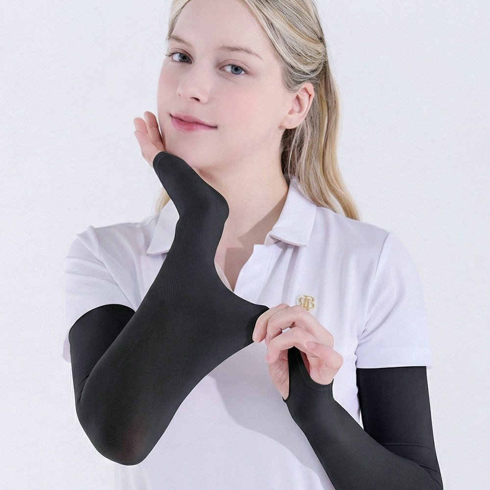 베일리화이트 자외선차단 팔토시 여성 쿨토시 골프 살색, 1개, 블랙 12,000원