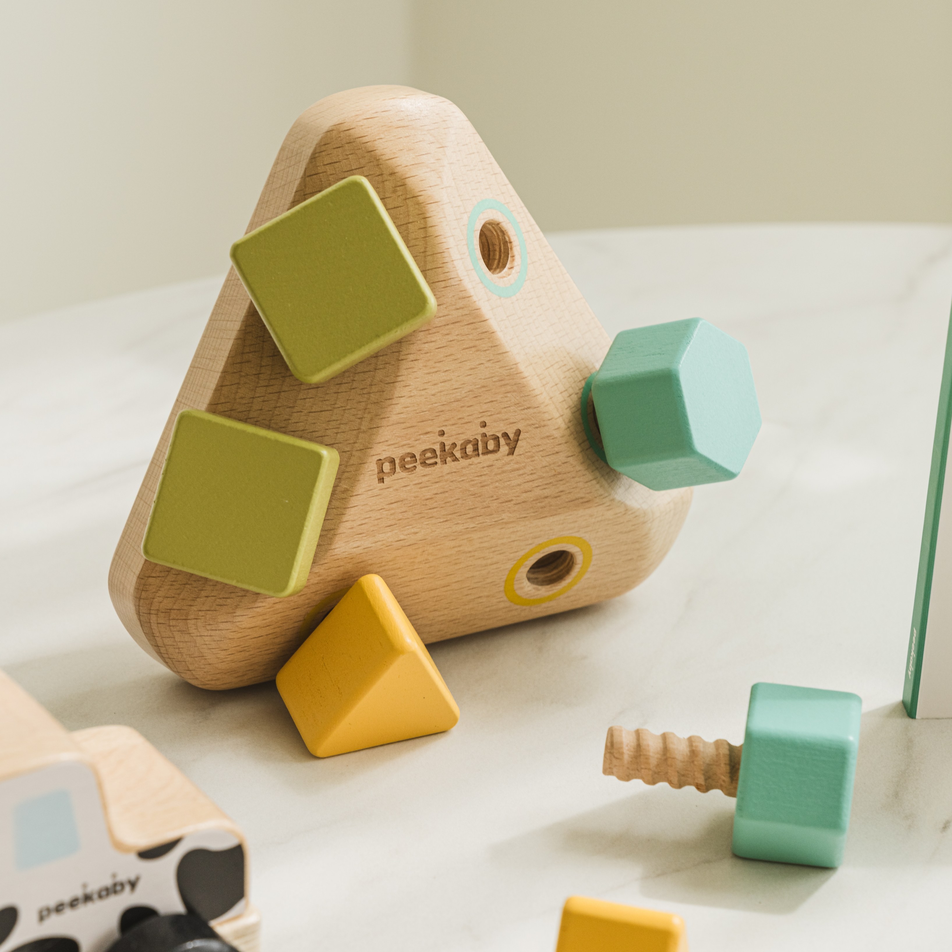 피카비 나사끼우기 원목 몬테소리 공구장난감, 1개 36,480원