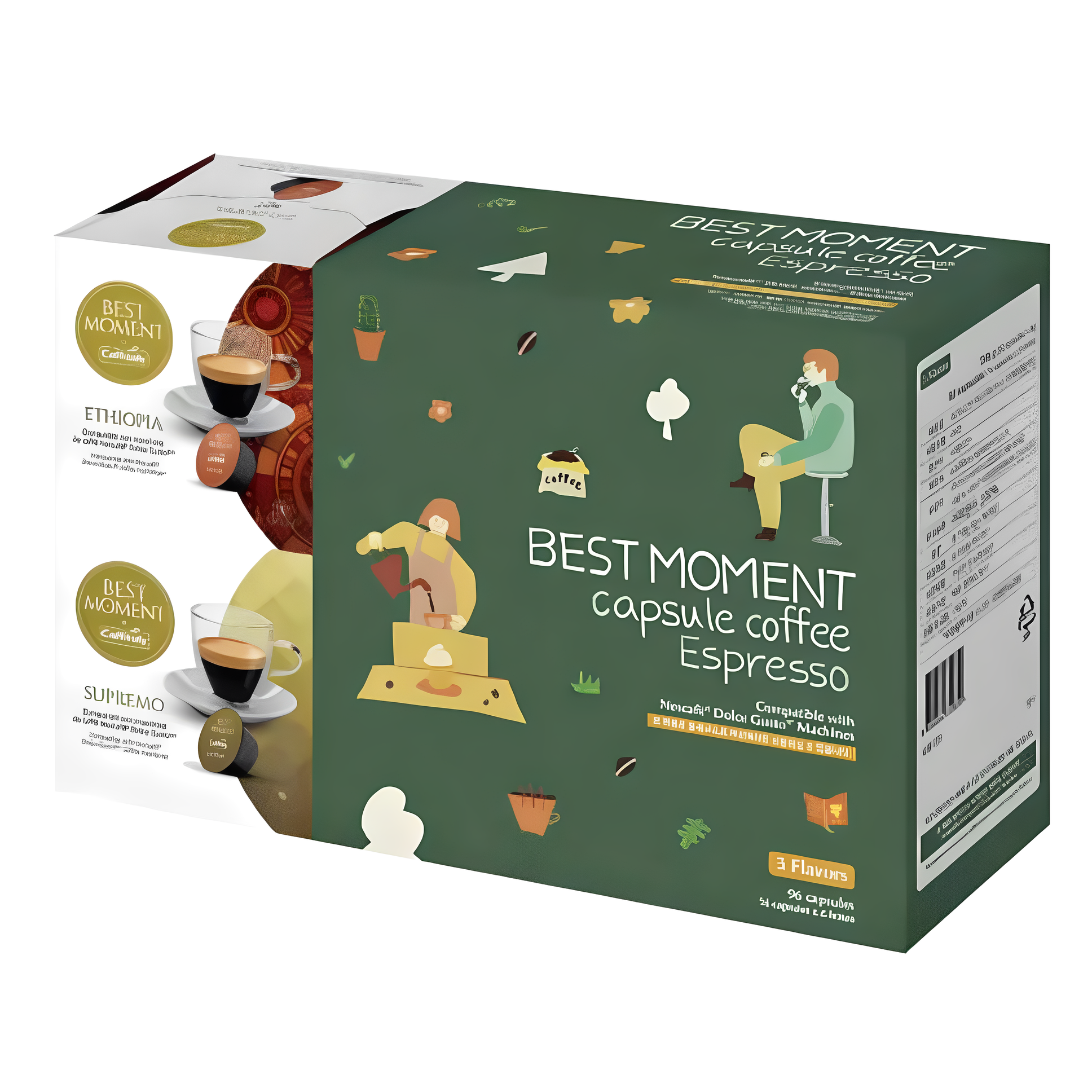 베스트모먼트 캡슐커피 돌체구스토 호환 코스트코 에스프레소 묶음가능, 8mg, 96개입, 1세트 59,980원