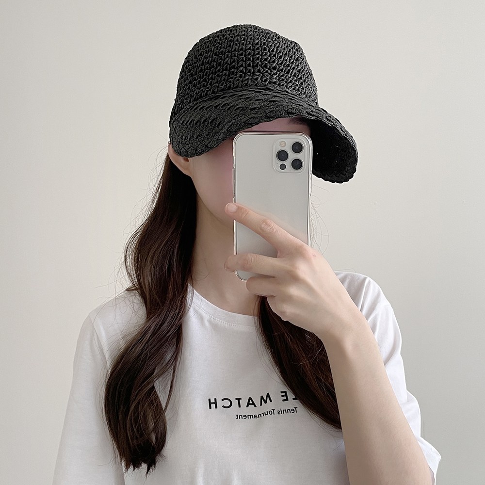 모브누아 피크닉 밀짚 라탄 캡 모자 봄 여름 3컬러 20,900원