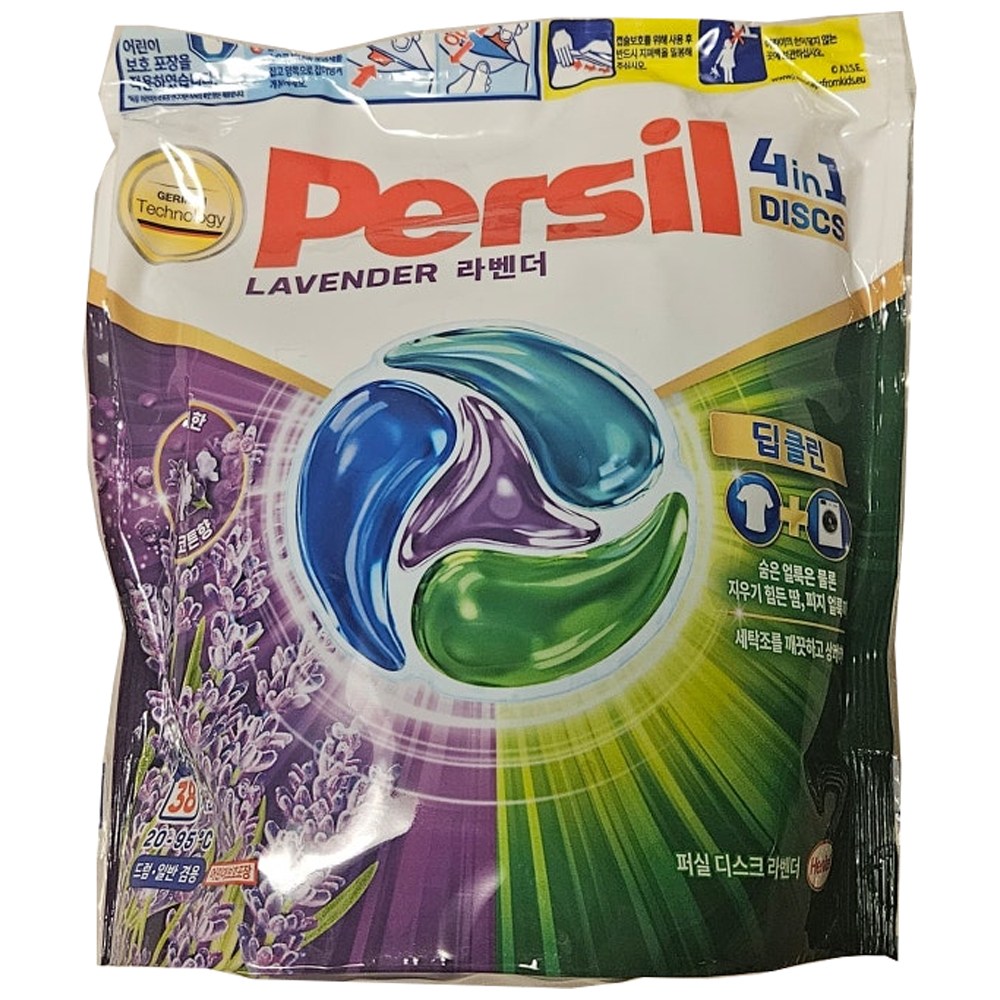 퍼실 4in1 디스크 딥클린 캡슐세제 라벤더, 2개, 38개입 43,800원