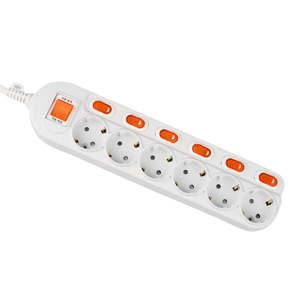 대한이라이트 6구 16A 개별 멀티탭 5M, 5m, 흰색, 2개 44,560원