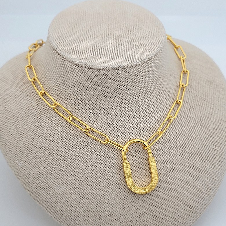 24k 순금 락 펜던트 클립체인 목걸이 여자 남자 금목걸이 13,648,800원