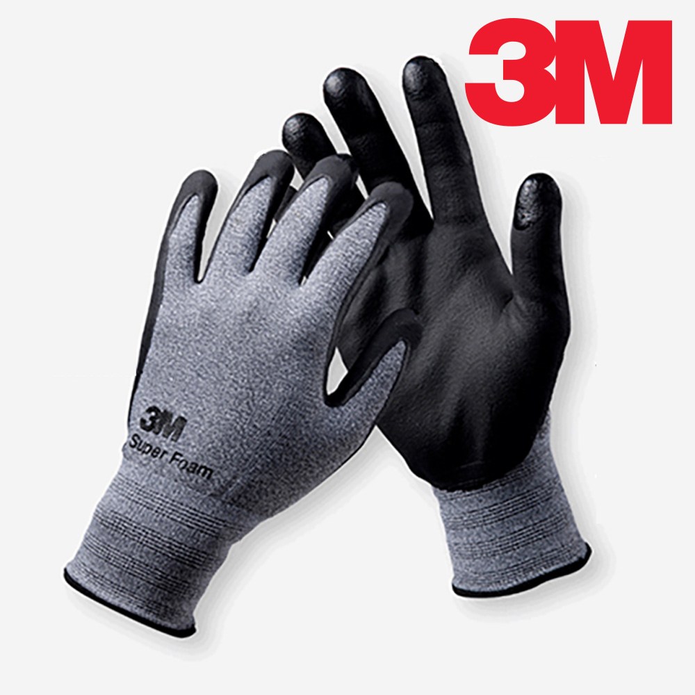 3M 슈퍼 폼 컴포트 그립 코팅 터치 장갑, 10개 23,900원